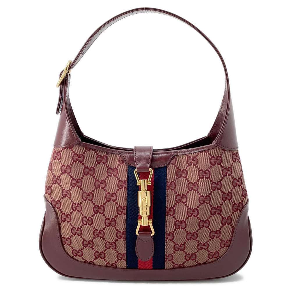 Gucci Shoulder Bag Jackie 1961 GG Canvas Small 636706 GUCCI Handbag